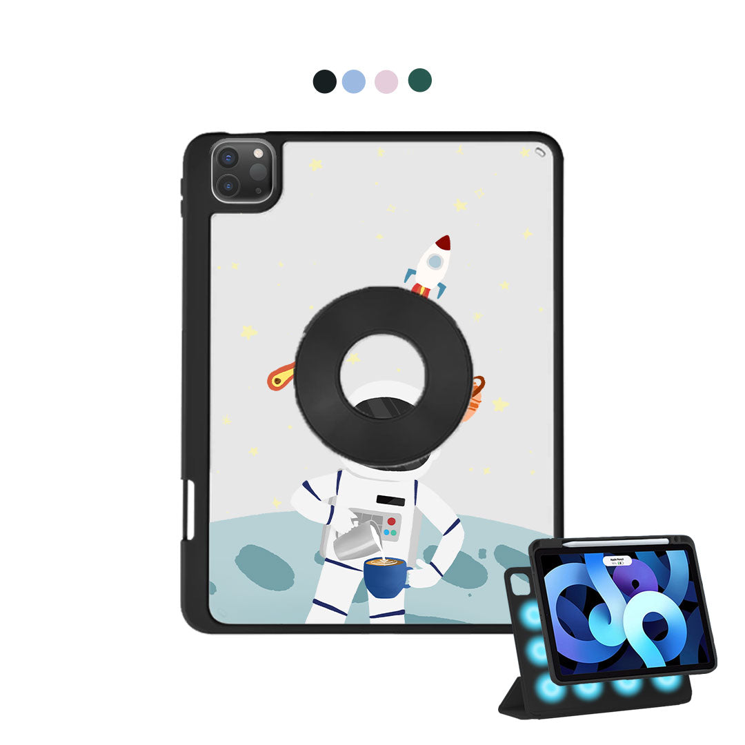 iPad Detachable Flip Cover - Baristronaut