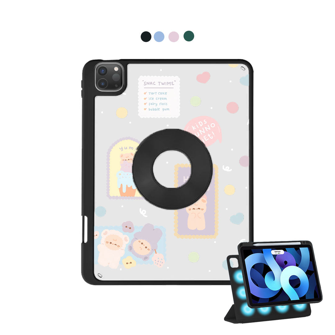 iPad Detachable Flip Cover - Sweets Heaven