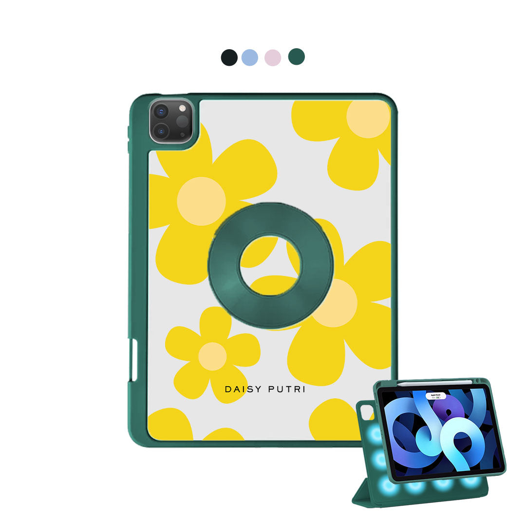 iPad Detachable Flip Cover - Daisy Sunshine