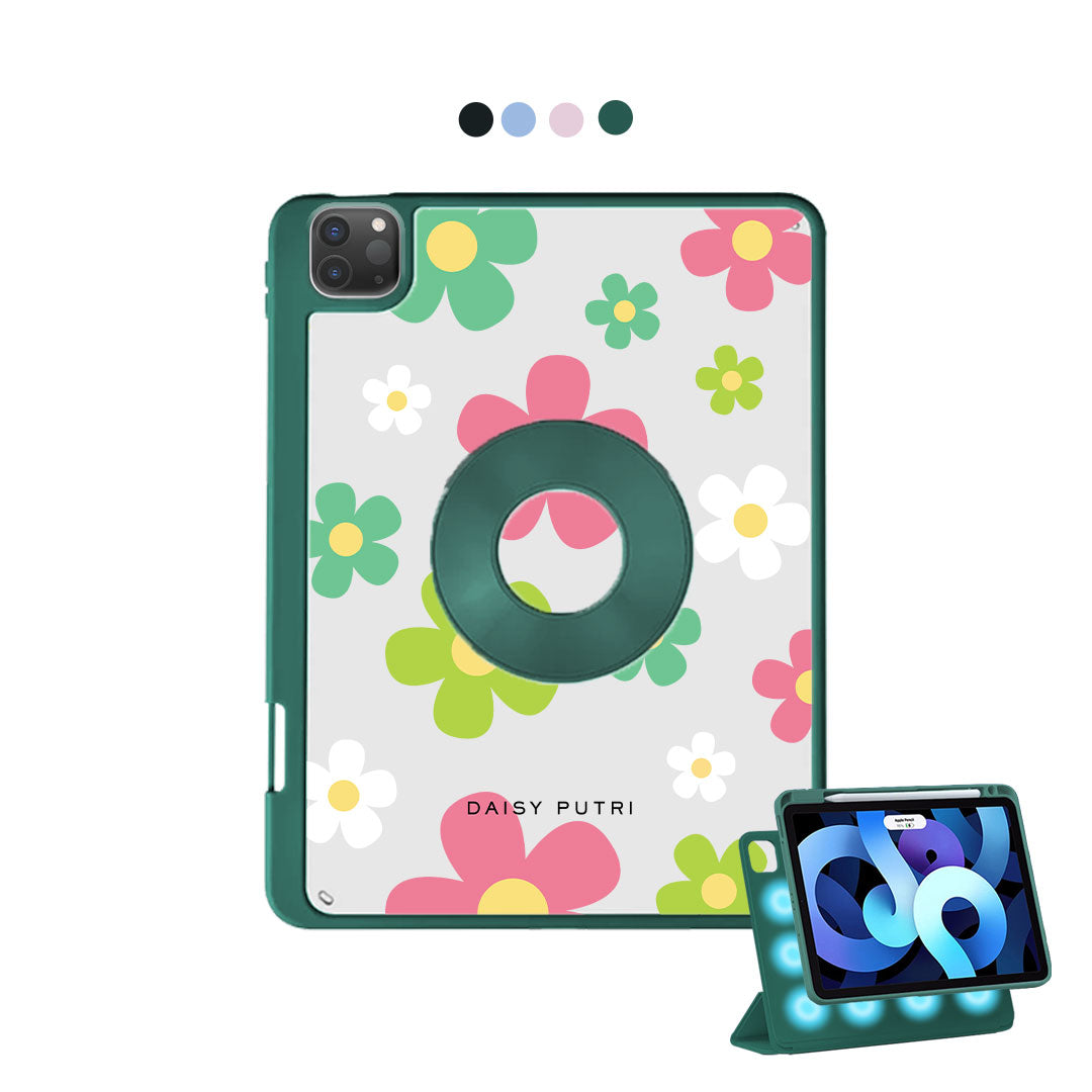 iPad Detachable Flip Cover - Daisy Wild