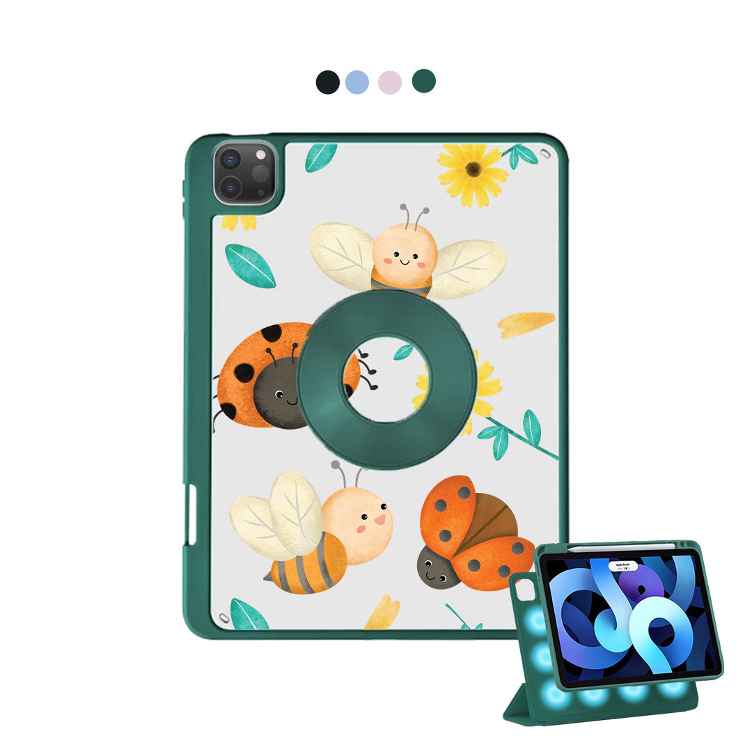 iPad Detachable Flip Cover - Lady Bug & Bee