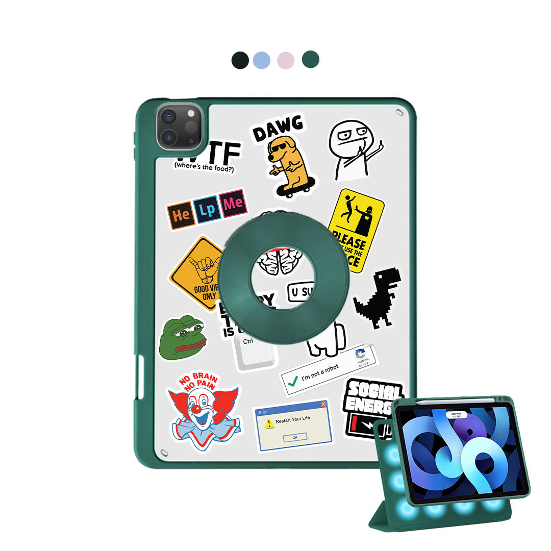 iPad Detachable Flip Cover - Brand Parody 2.0