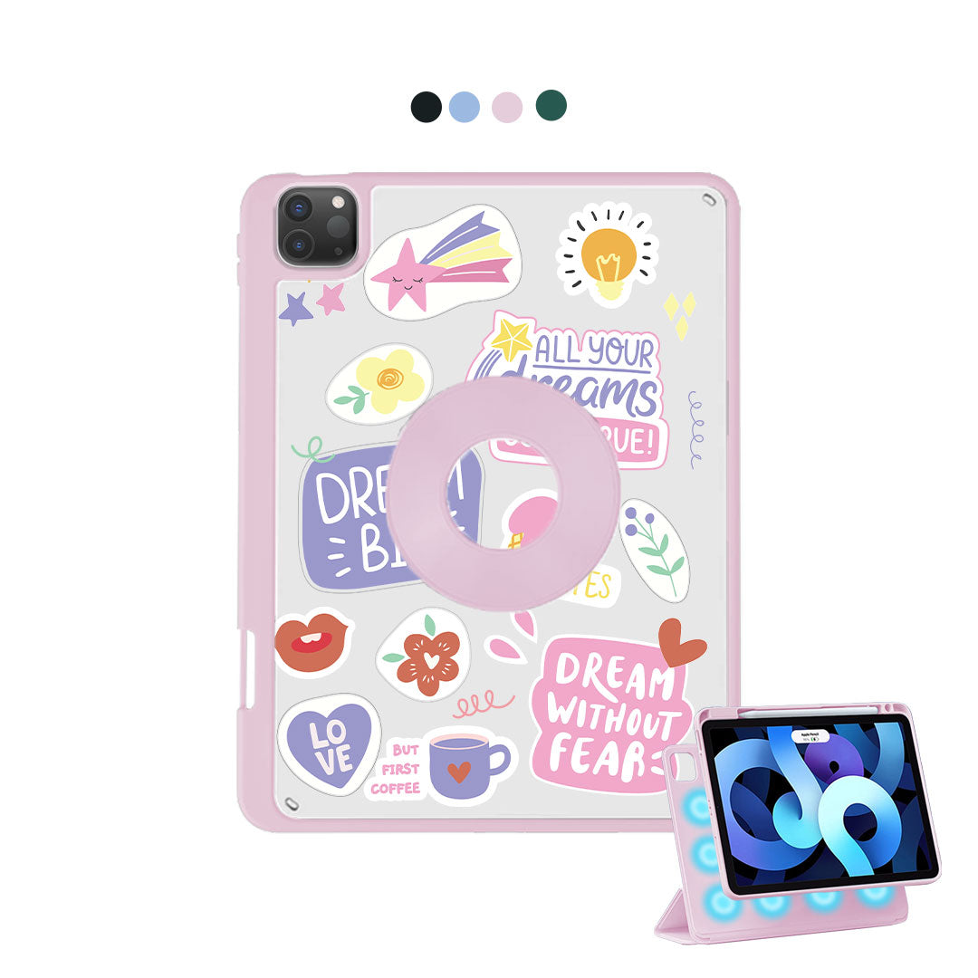 iPad Detachable Flip Cover - Dream Sticker Pack