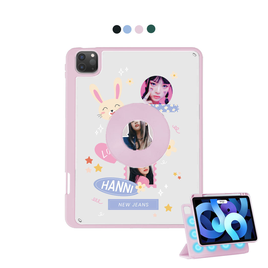 iPad Detachable Flip Cover - Face Grid Frame
