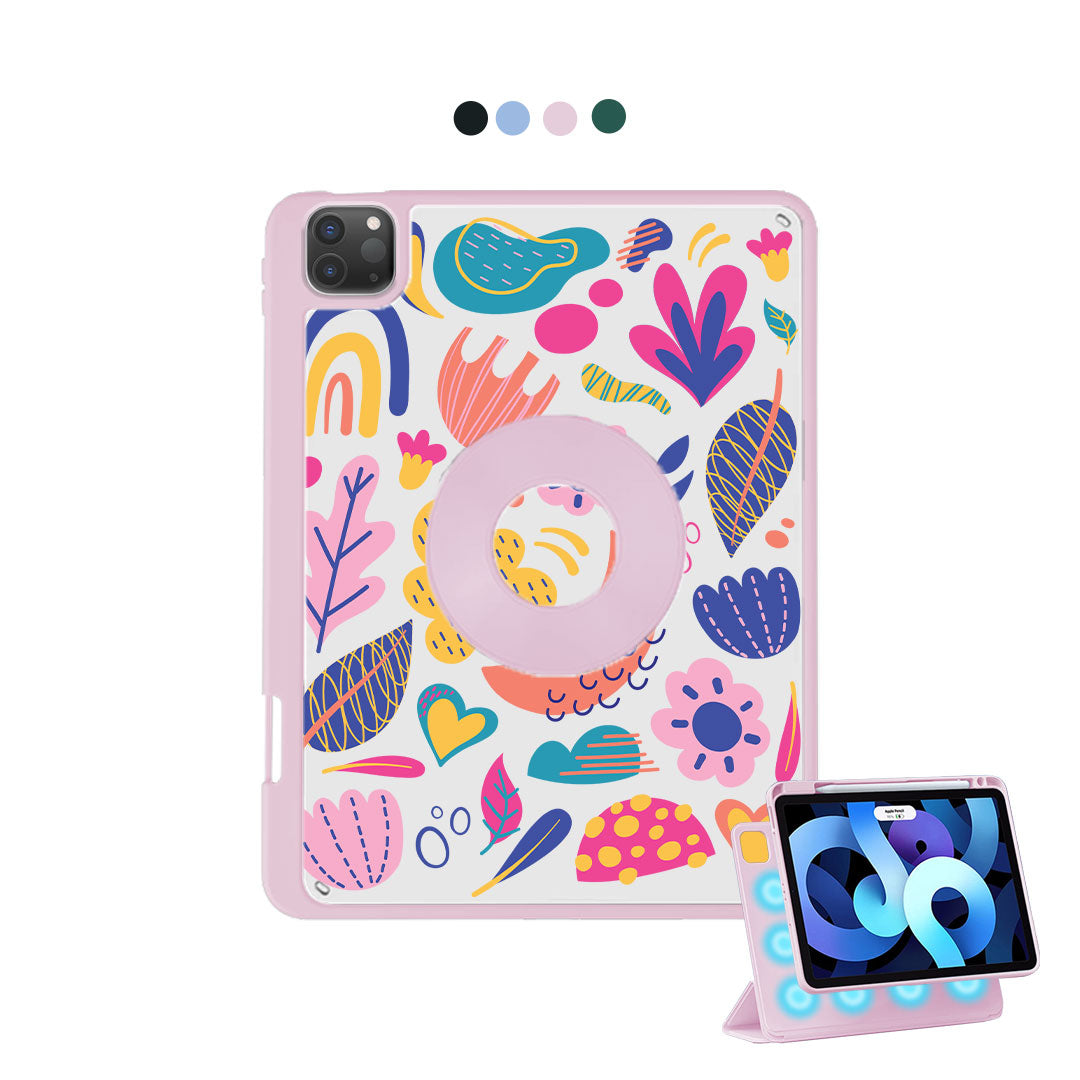 iPad Detachable Flip Cover - Florals