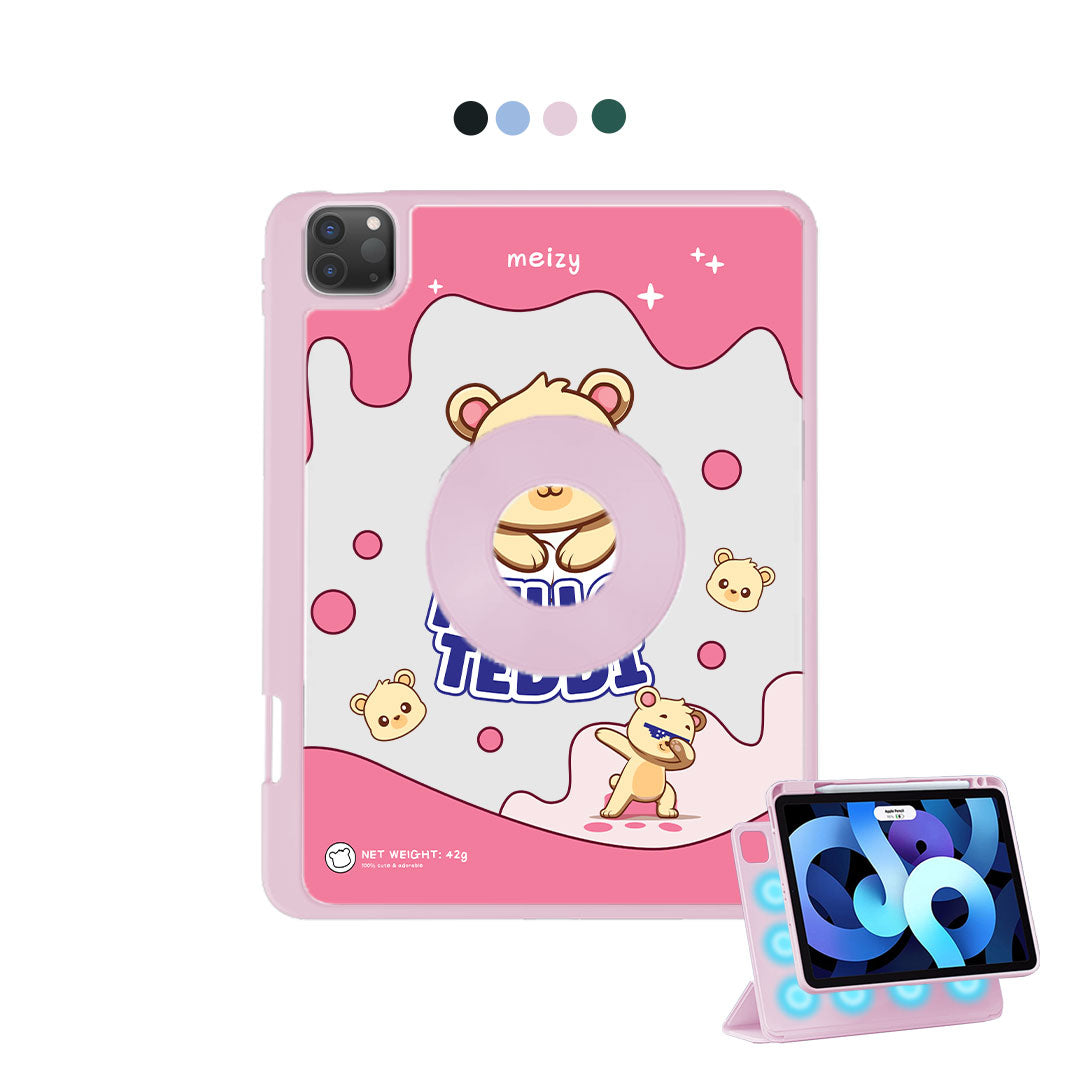 iPad Detachable Flip Cover - Hello Teddy 2.0