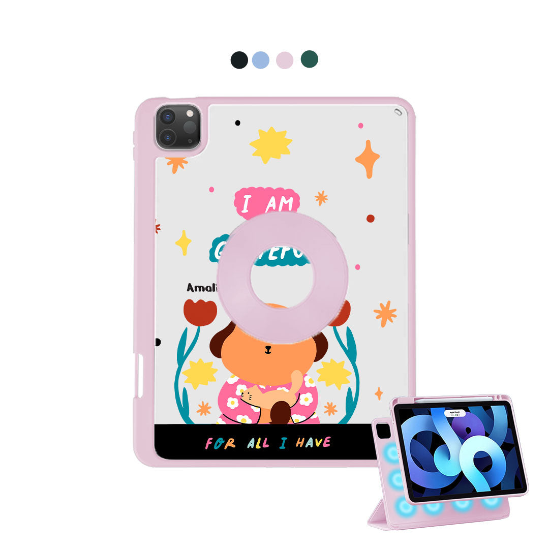 iPad Detachable Flip Cover - Kiku and The Cat