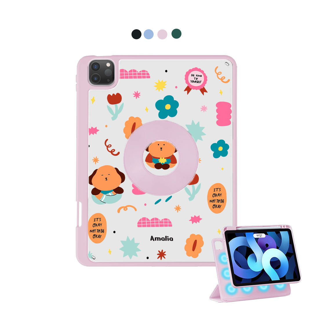 iPad Detachable Flip Cover - Selflove Garden