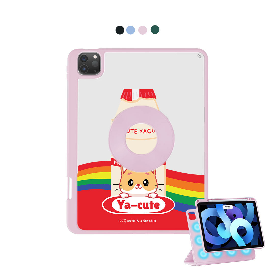 iPad Detachable Flip Cover - Yacute Cat