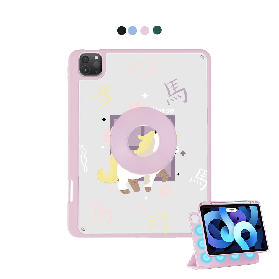 iPad Detachable Flip Cover - Horse (Shio / Chinese Zodiac)
