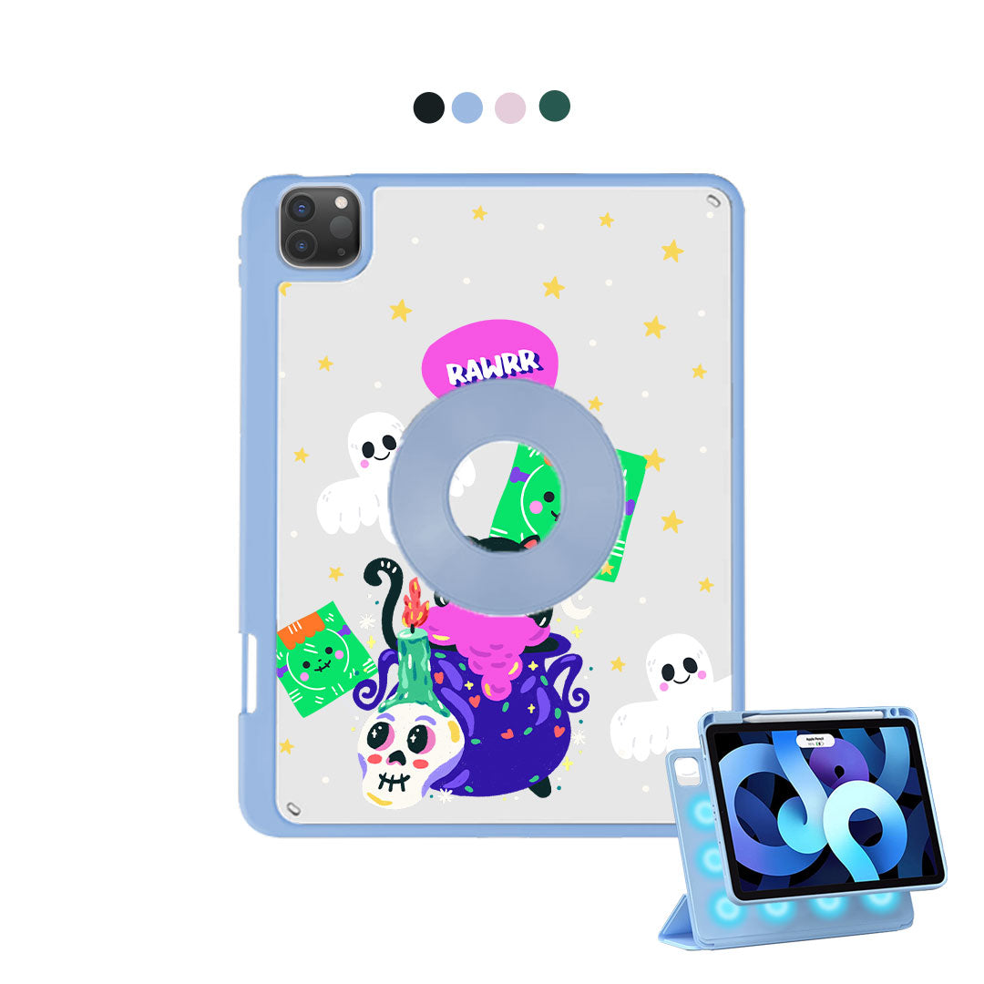 iPad Detachable Flip Cover - Cat Monster