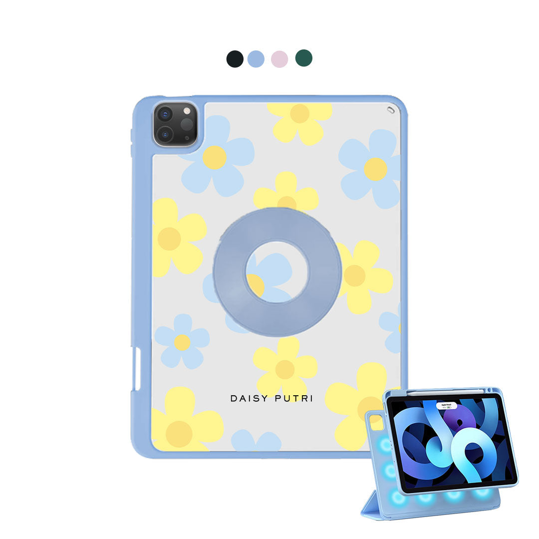 iPad Detachable Flip Cover - Daisy Skies