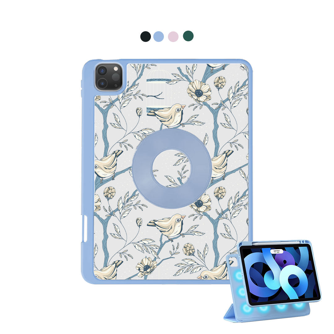 iPad Detachable Flip Cover - Lovebird 9.0