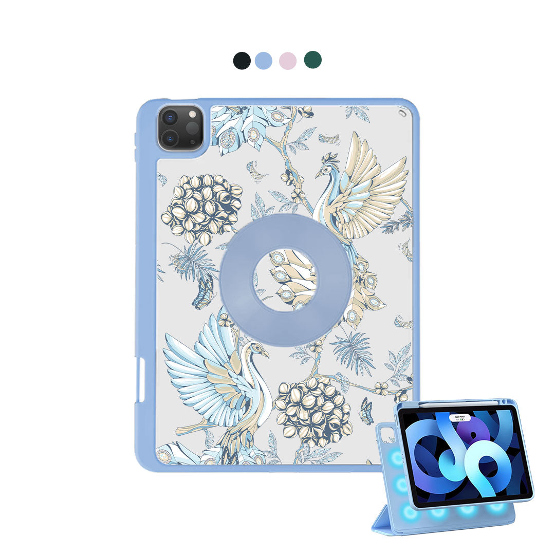 iPad Detachable Flip Cover - Peacock 5.0