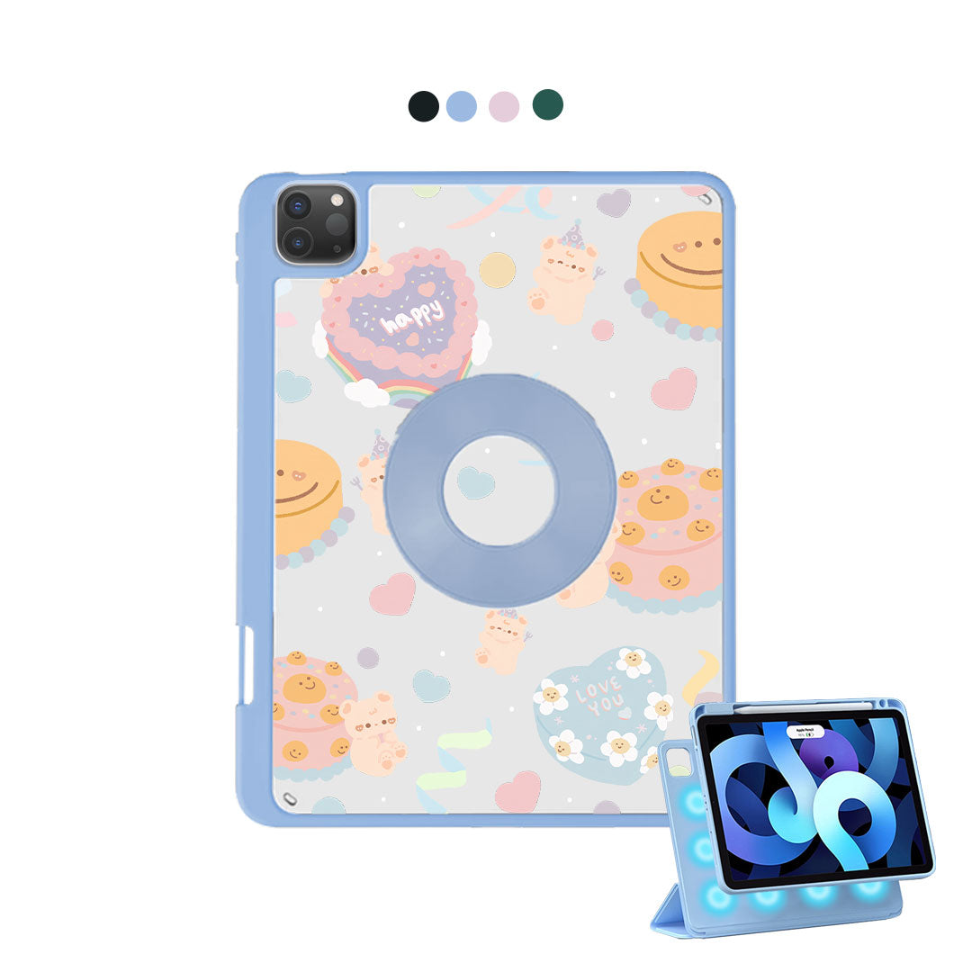 iPad Detachable Flip Cover - Cake Party