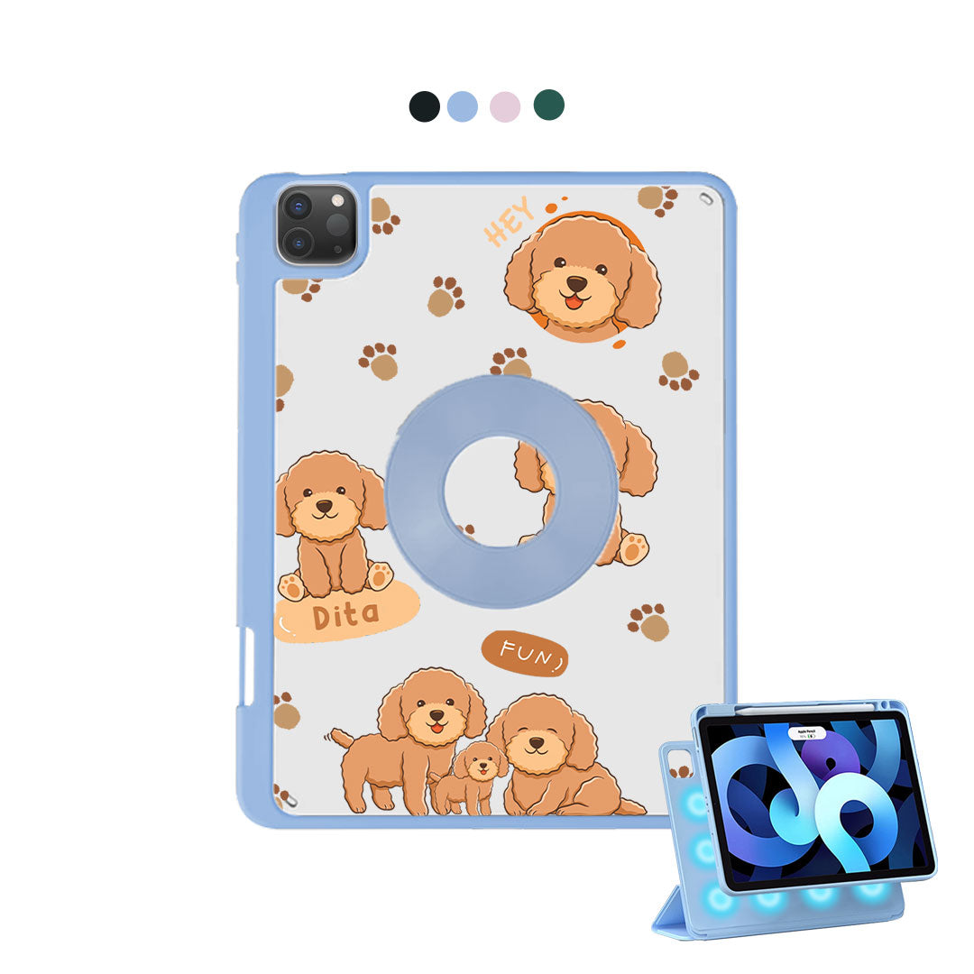 iPad Detachable Flip Cover - Poodle Squad 4.0