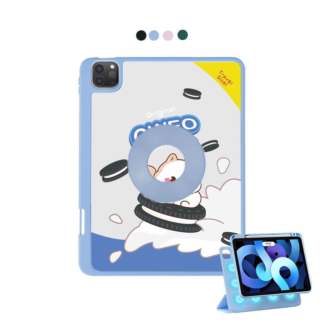 iPad Detachable Flip Cover - Oweo Dog