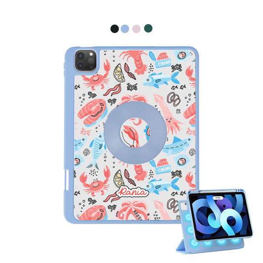 iPad Detachable Flip Cover - Seafood 2.0