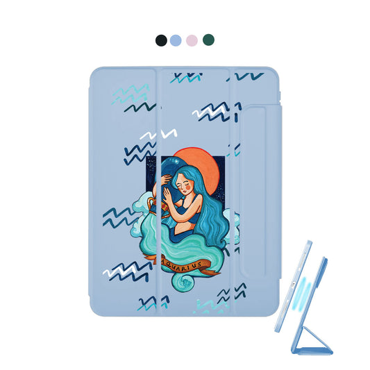iPad Detachable Flip Cover - Aquarius