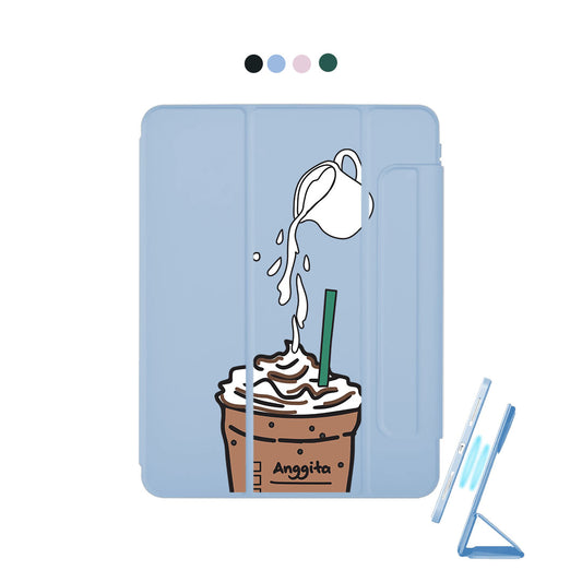 iPad Detachable Flip Cover - Coffee Frappe