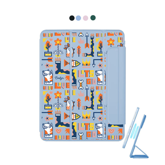 iPad Detachable Flip Cover - Life in Color