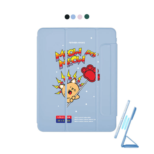 iPad Detachable Flip Cover - Meow Pop 2.0