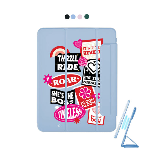 iPad Detachable Flip Cover - The Boyz Song Sticker Pack