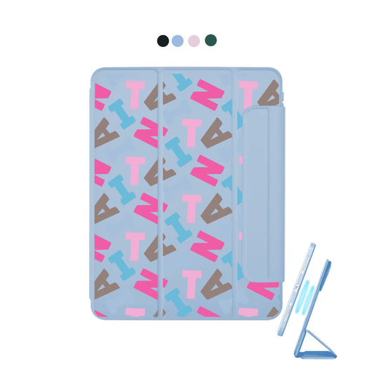iPad Detachable Flip Cover - Scattered Monogram 2.0