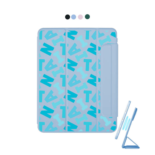 iPad Detachable Flip Cover - Scattered Monogram 5.0
