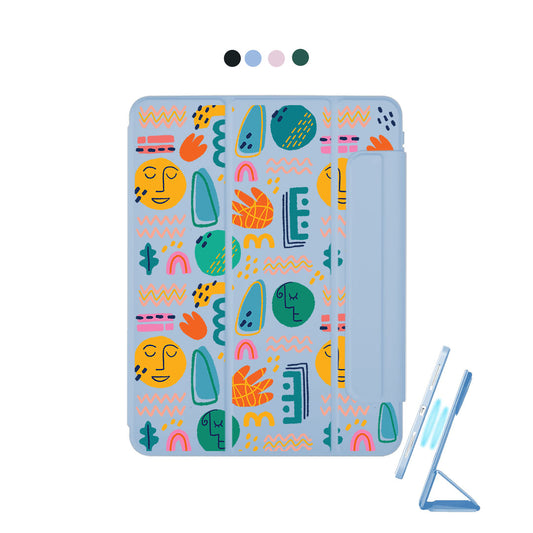 iPad Detachable Flip Cover - Silent Art