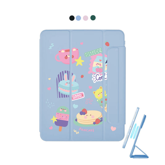 iPad Detachable Flip Cover - Sweet Cafe
