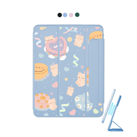 iPad Detachable Flip Cover - Cake Party