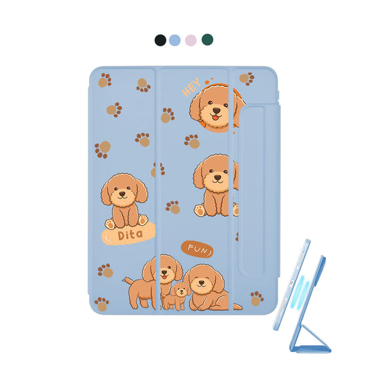iPad Detachable Flip Cover - Poodle Squad 4.0