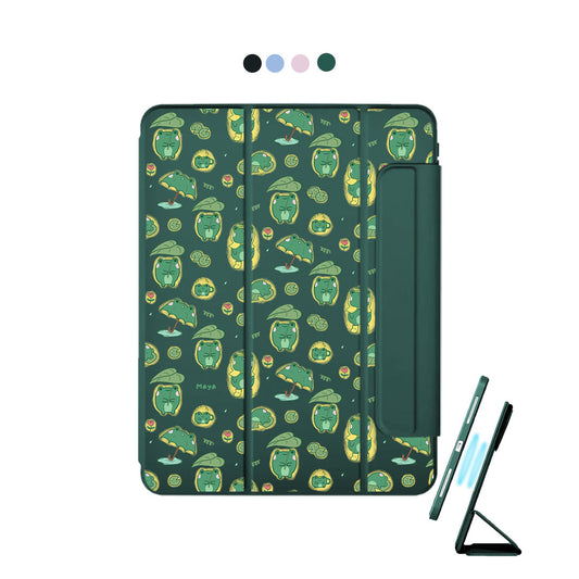 iPad Detachable Flip Cover - Happy Rain