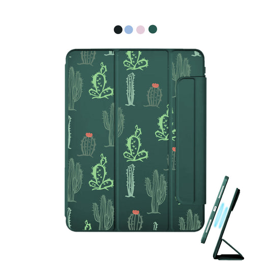 iPad Detachable Flip Cover - Cactus