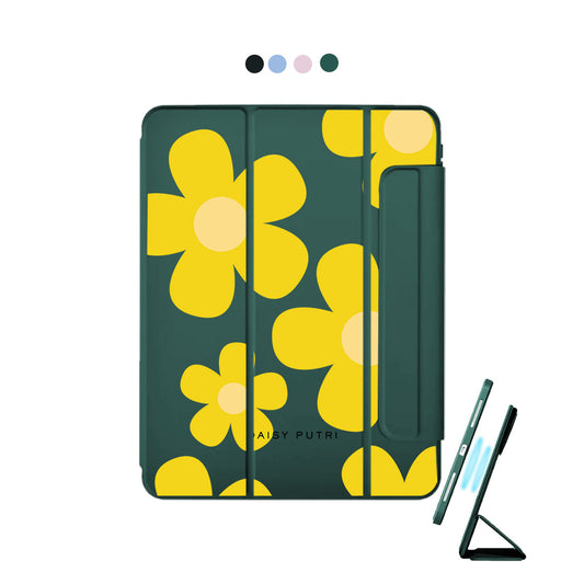 iPad Detachable Flip Cover - Daisy Sunshine