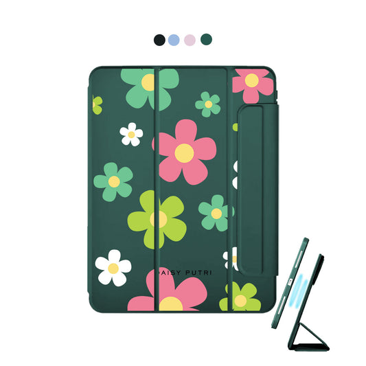 iPad Detachable Flip Cover - Daisy Wild