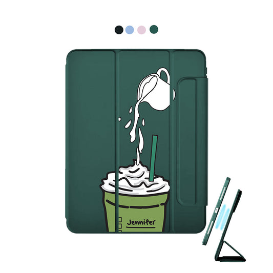 iPad Detachable Flip Cover - Matcha Frappe