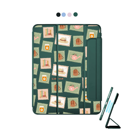 iPad Detachable Flip Cover - Cottagecore Stamps