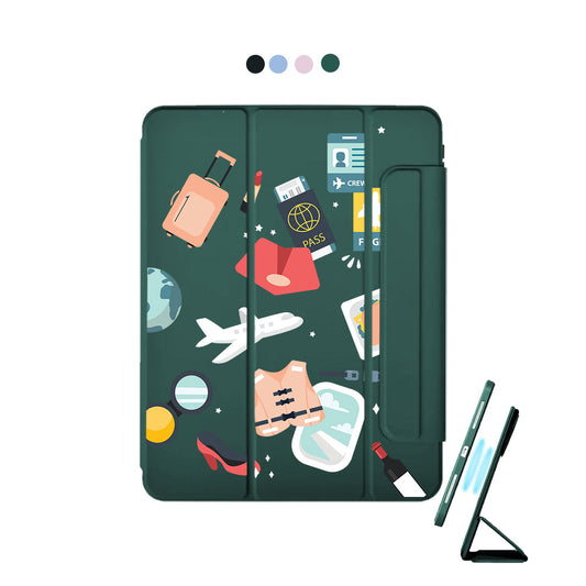 iPad Detachable Flip Cover - Stewardess or Flight Attendant