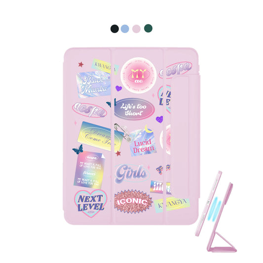 iPad Detachable Flip Cover - Aespa Girls Pack