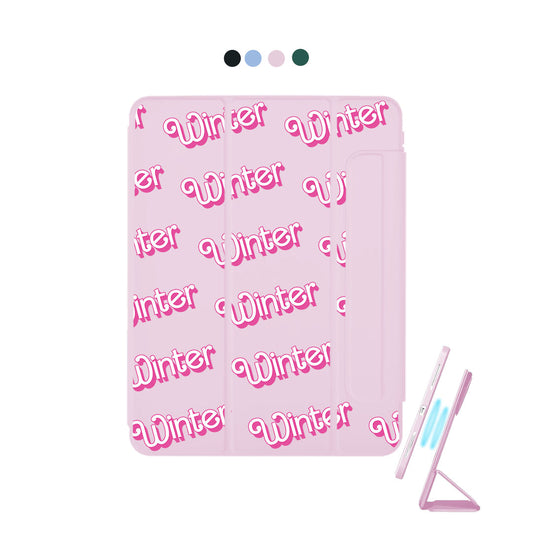 iPad Detachable Flip Cover - Barbie Monogram