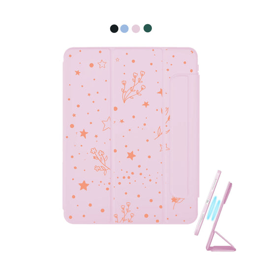 iPad Detachable Flip Cover - Coral Constellation