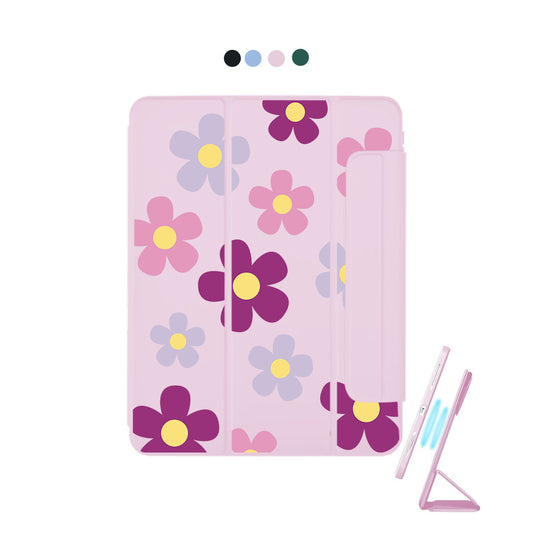 iPad Detachable Flip Cover - Daisy Paradise