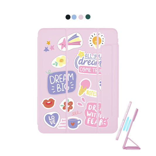 iPad Detachable Flip Cover - Dream Sticker Pack