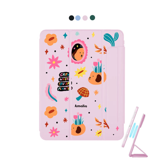 iPad Detachable Flip Cover - Grow and Bloom