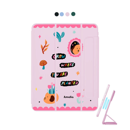 iPad Detachable Flip Cover - Grow Where You Are Planted