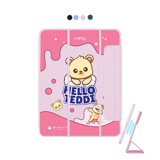 iPad Detachable Flip Cover - Hello Teddy 2.0