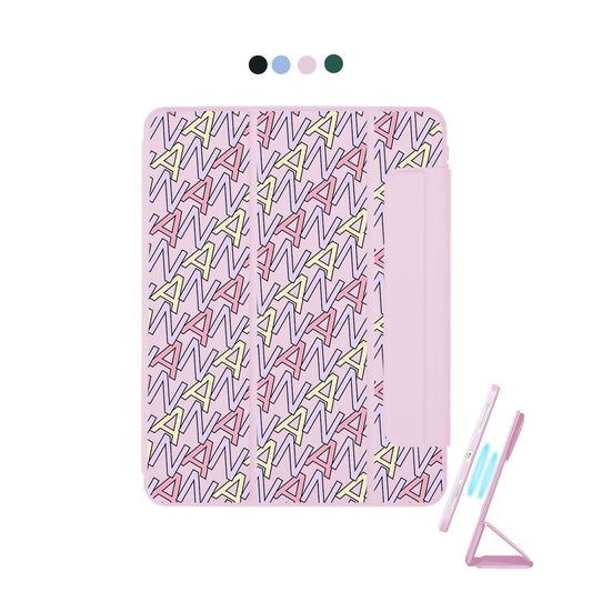 iPad Detachable Flip Cover - Initial Monogram 5.0
