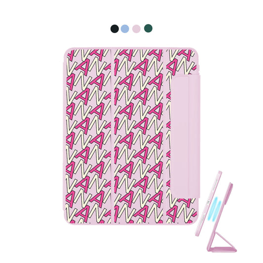 iPad Detachable Flip Cover - Initial Monogram 6.0